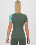 KARPOS κοντομάνικα μπλουζάκια - DINAMICO MERINO 130 W - πράσινο