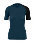 KARPOS κοντομάνικα μπλουζάκια - DINAMICO MERINO 130 W - μπλε/μαύρο