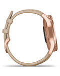GARMIN smart watch - VIVOMOVE LUXE 18K ROSE GOLD - ροζ/χρυσό/μπεζ
