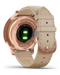 GARMIN smart watch - VIVOMOVE LUXE 18K ROSE GOLD - ροζ/χρυσό/μπεζ