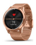 GARMIN smart watch - VIVOMOVE LUXE 18K ROSE GOLD - ροζ/χρυσό