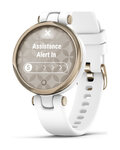 GARMIN smart watch - LILY - λευκό/χρυσό