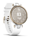 GARMIN smart watch - LILY - λευκό/χρυσό