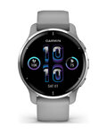 GARMIN smart watch - VENU 2 PLUS - γκρί/ασημένιο