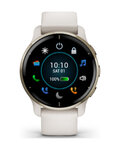 GARMIN smart watch - VENU 2 PLUS - ιβουάρ/χρυσό