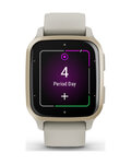 GARMIN smart watch - VENU SQ 2 MUSIC - γκρί/χρυσό