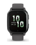 GARMIN smart watch - VENU SQ 2 MUSIC - γκρί