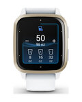 GARMIN smart watch - VENU SQ 2 MUSIC - χρυσό/λευκό