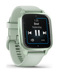 GARMIN smart watch - VENU SQ 2 MUSIC - ανοιχτό πράσινο