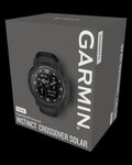 GARMIN smart watch - INSTINCT CROSSOVER SOLAR TACTICAL EDITION - μαύρο