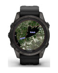 GARMIN smart watch - FENIX 7S PRO SAPPHIRE SOLAR - μαύρο