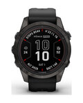 GARMIN smart watch - FENIX 7S PRO SAPPHIRE SOLAR - μαύρο
