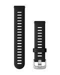 GARMIN λουράκια - QUICK RELEASE 18 MM - μαύρο/ασημένιο