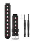 GARMIN λουράκια - FORERUNNER® 230 / 235 / 630 ND - μαύρο/κόκκινο