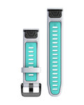 GARMIN λουράκια - QUICKFIT 20 - λευκό/γαλάζιο