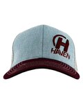 HAVEN καπέλα - TRUCKER - γκρί/κόκκινο
