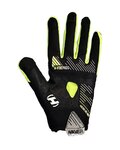 HAVEN γάντια με μακριά δάχτυλα - DEMO NEO LONG - μαύρο/πράσινο