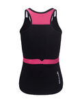 RIVANELLE αμάνικες φανέλες - SPARK ELITE - μαύρο/ροζ
