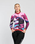 RIVANELLE χειμερινές μακρυμάνικες φανέλες - SUNSET WINTER - ροζ/πολύχρωμο