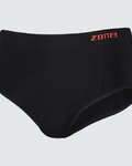 ZONE3 μπόξερ - SEAMLESS SUPPORT BRIEFS - μαύρο