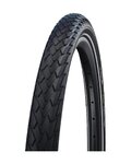 SCHWALBE κάπες - MARATHON 27x1 1/4 (32-630) TWIN SKIN GREEN GUARD - μαύρο