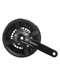 SHIMANO δισκοβραχίονες - TOURNEY FC-TY301 OEM 42-34-24 3x6-7-8 - μαύρο