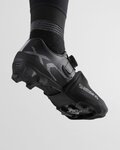 SHIMANO γκέτες ποδηλατικών παπουτσιών - DUAL SOFTSHELL TOE - μαύρο
