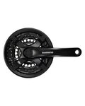 SHIMANO δισκοβραχίονες - TOURNEY TY501 170mm 42/34/24 - μαύρο