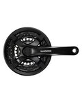 SHIMANO δισκοβραχίονες - TOURNEY TY501 170mm 48/38/28 - μαύρο