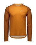 POC θερινές μακρυμάνικες φανέλες - MOTION AIR L/S - καφέ