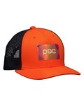 POC καπέλα - ESSENTIAL MTB CAP - μαύρο/πορτοκαλί