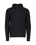 POC φούτερ - MERINO ZIP HOOD - μαύρο