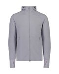 POC φούτερ - MERINO ZIP HOOD - γκρί