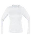 GORE μακρυμάνικα μπλουζάκια - BASE LAYER - λευκό