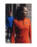 GORE μακρυμάνικα μπλουζάκια - EVERYDAY THERMO 1/4-ZIP WMN - πορτοκαλί