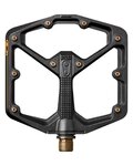 CRANKBROTHERS πεντάλ - STAMP 11 LARGE - μαύρο/χρυσό
