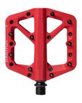 CRANKBROTHERS πεντάλ - STAMP 1 SMALL - κόκκινο