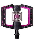 CRANKBROTHERS πεντάλ - MALLET DH - μαύρο/ροζ