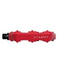 CRANKBROTHERS πεντάλ - STAMP 0 LARGE - κόκκινο