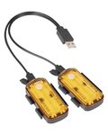 BLACKBURN φώτα - GRID SIDE BEACON LIGHT SET - μαύρο