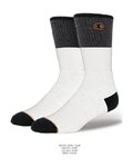 CRANKBROTHERS κάλτσες κλασικές - ICON MTB 9'' - λευκό/γκρί