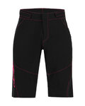 SANTINI κοντά παντελόνια χωρίς ιμάντες - SELVA - κόκκινο/μαύρο