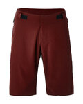SANTINI κοντά παντελόνια χωρίς ιμάντες - FULCRO - μπορντό