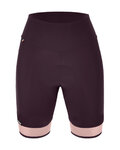 SANTINI κοντά παντελόνια χωρίς ιμάντες - GIADA PURE - ροζ/μωβ