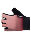 SANTINI γάντια με κοντά δάχτυλο - LUCE - ροζ
