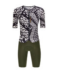 SANTINI Ολόσωμες φόρμες - MADSS V3 - πράσινο/μαύρο/λευκό
