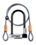 KRYPTONITE κλειδαριές ποδηλάτου - KRYPTOLOK MINI-7 - ασημένιο/μαύρο