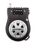KRYPTONITE κλειδαριές ποδηλάτου - R2 RETRACTOR COMBO CABLE - μαύρο