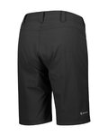 SCOTT κοντά παντελόνια χωρίς ιμάντες - TRAIL FLOW W/PAD - μαύρο