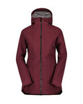 SCOTT TECH COAT 3L W - κόκκινο